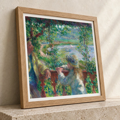 Near The Lake — Pierre-Auguste Renoir pierre-auguste renoir print by SaamCrafts