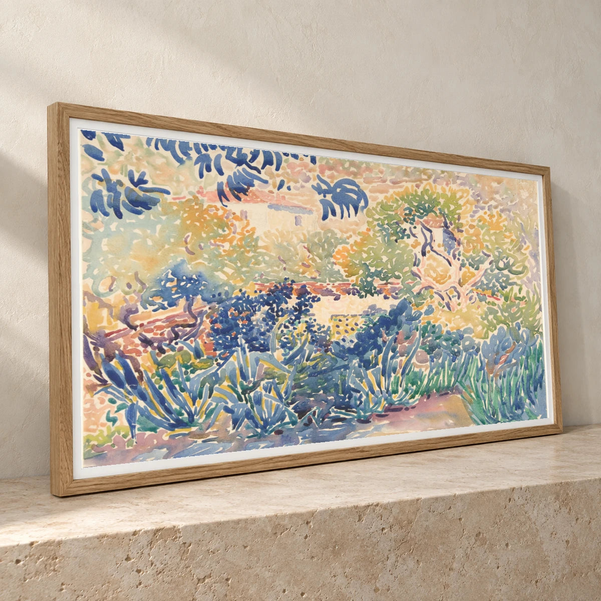 The Artist’s Garden At Saint Clair (1904–5) — Modern & Contemporary modern & contemporary art print by SaamCrafts