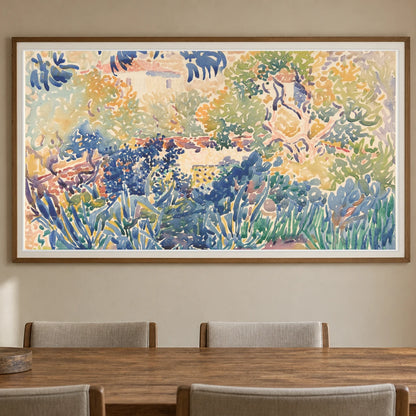 The Artist’s Garden At Saint Clair (1904–5) — Modern & Contemporary shown in a styled interior