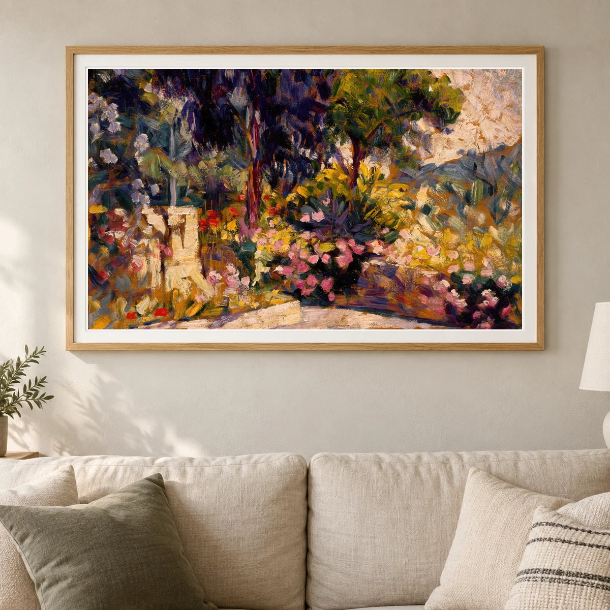 The Flowered Terrace — Modern & Contemporary shown in a styled interior