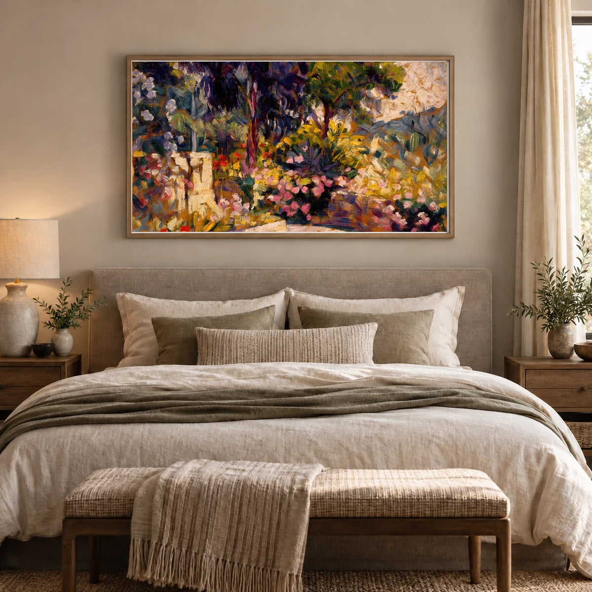 The Flowered Terrace — Modern & Contemporary shown in a styled interior