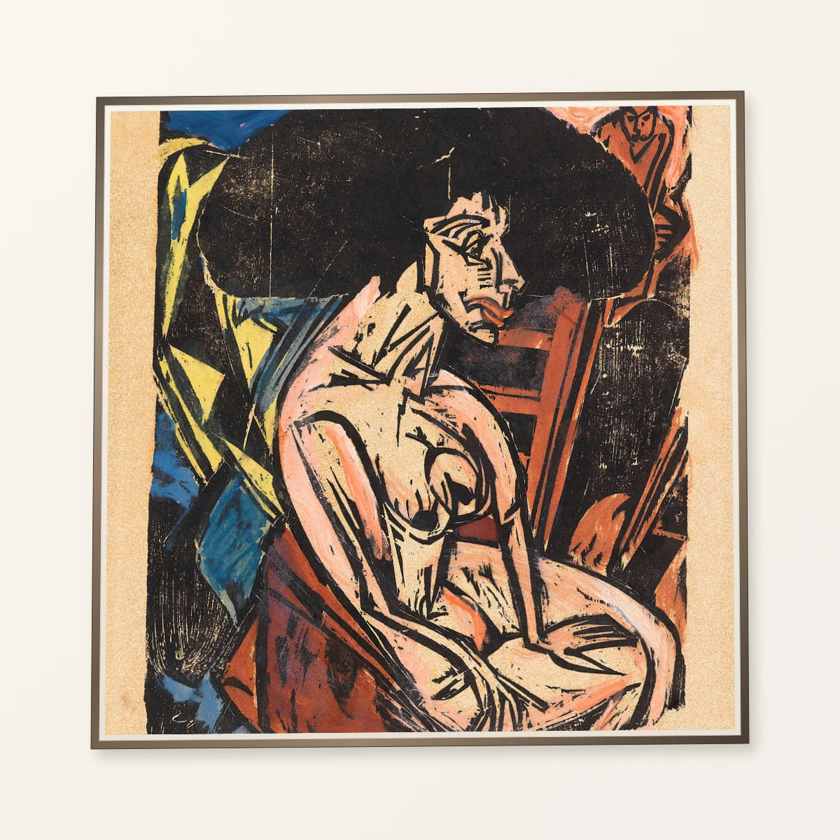 Die Geliebte (1915) — Ernst Ludwig Kirchner ernst ludwig kirchner print by SaamCrafts