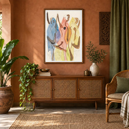 Farbentanz (1932) — Ernst Ludwig Kirchner shown in a styled interior