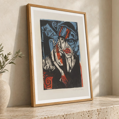 Fights (torments Of Love) (1915) — Ernst Ludwig Kirchner ernst ludwig kirchner print by SaamCrafts