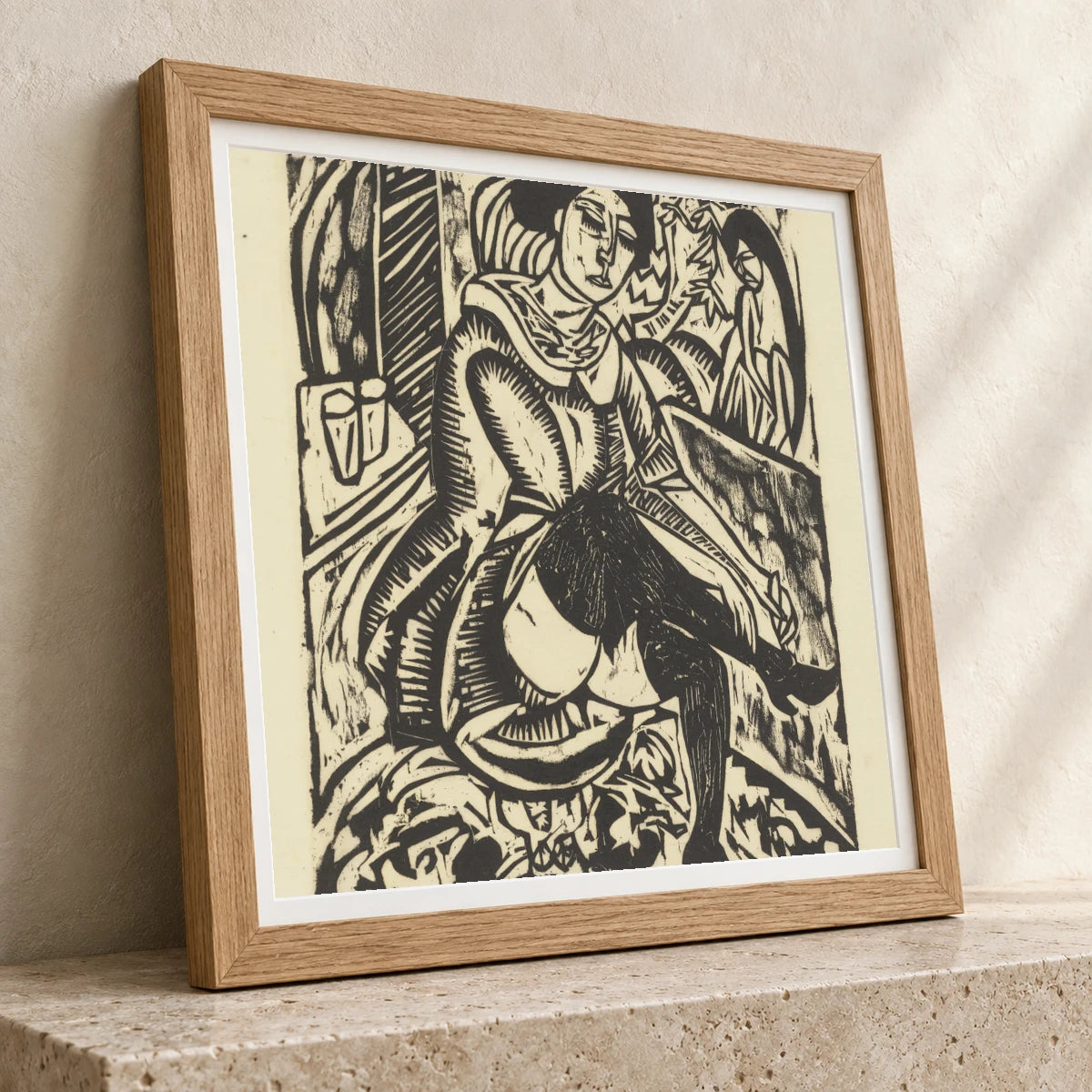 Frau, Schuh Zuknüpfend (1912) — Ernst Ludwig Kirchner ernst ludwig kirchner print by SaamCrafts