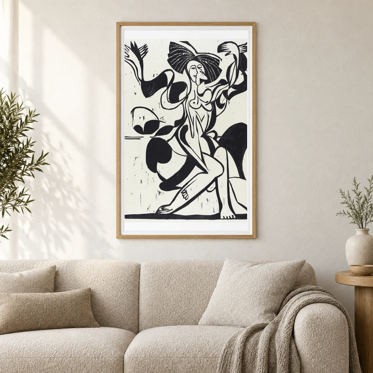 Mary Wigman’s Dance (1933) — Ernst Ludwig Kirchner shown in a styled interior
