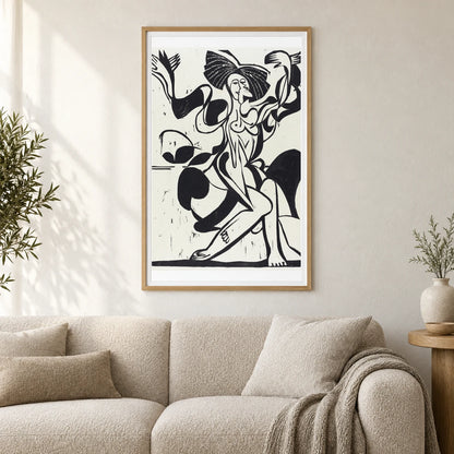 Mary Wigman’s Dance (1933) — Ernst Ludwig Kirchner shown in a styled interior