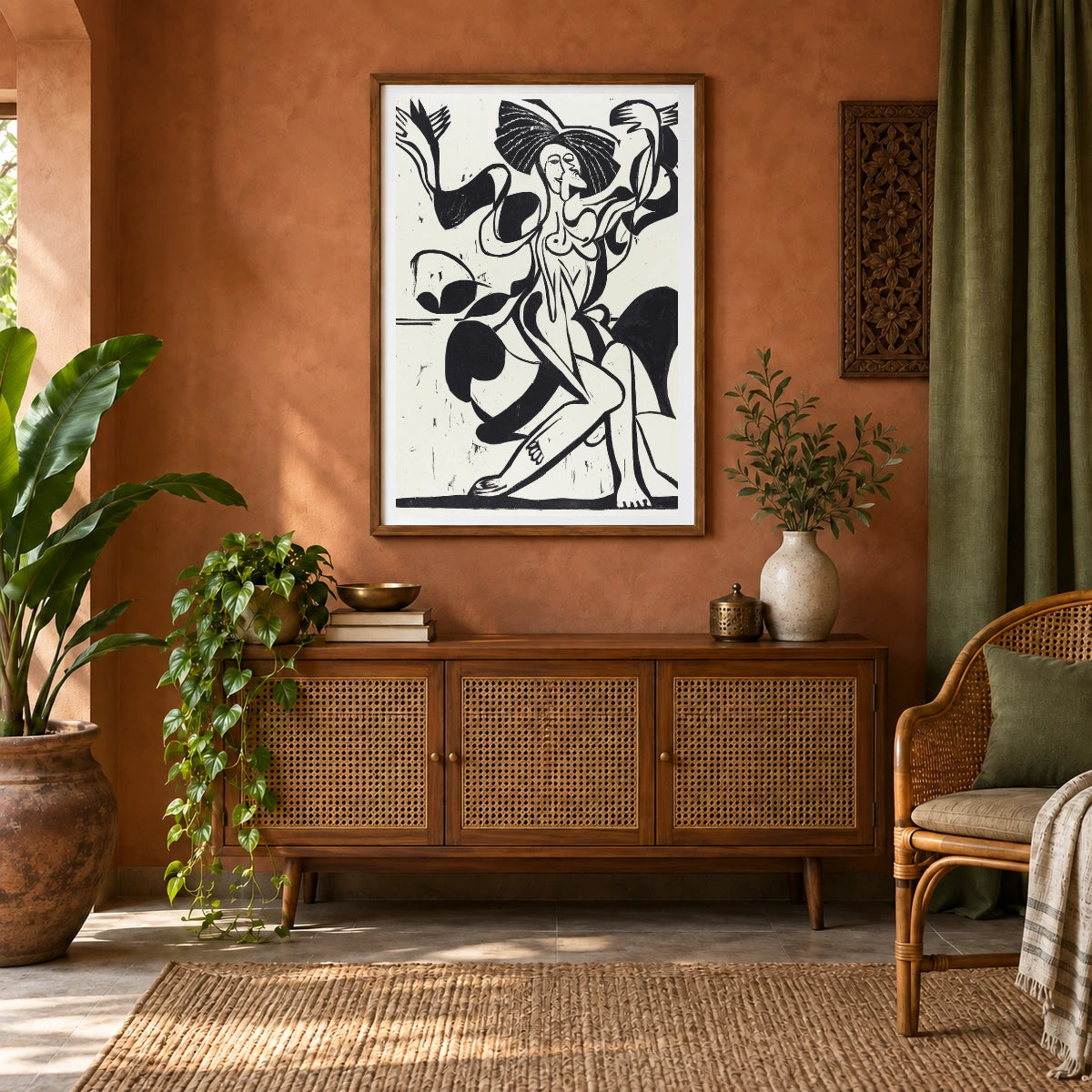 Mary Wigman’s Dance (1933) — Ernst Ludwig Kirchner shown in a styled interior
