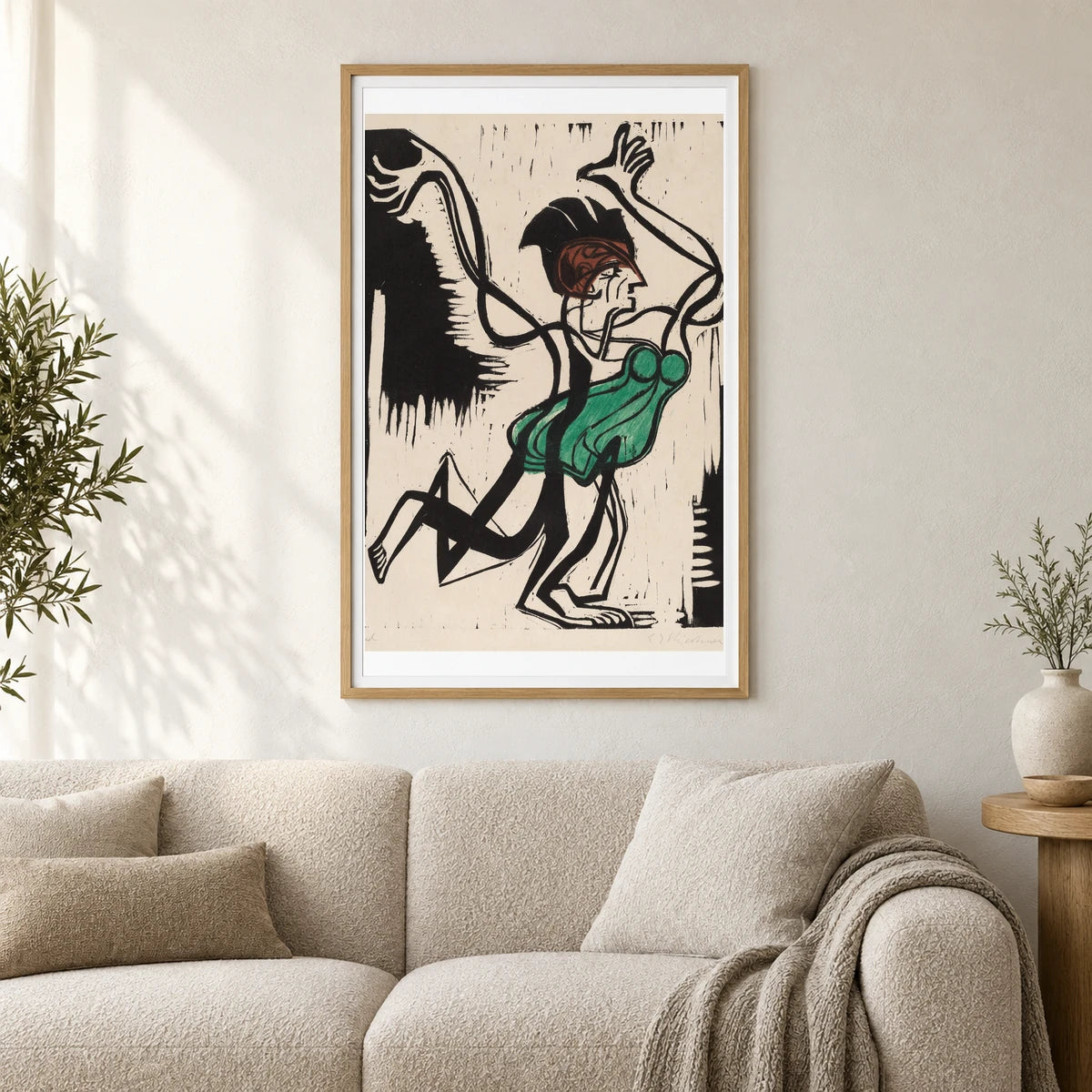 Palucca (1930) — Ernst Ludwig Kirchner shown in a styled interior
