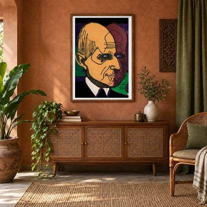 Portrait Of Dr. Bauer (1933) — Ernst Ludwig Kirchner shown in a styled interior