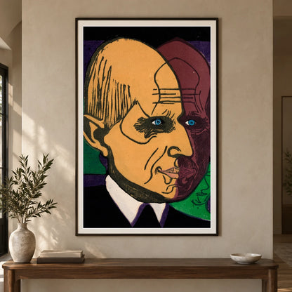 Portrait Of Dr. Bauer (1933) — Ernst Ludwig Kirchner shown in a styled interior
