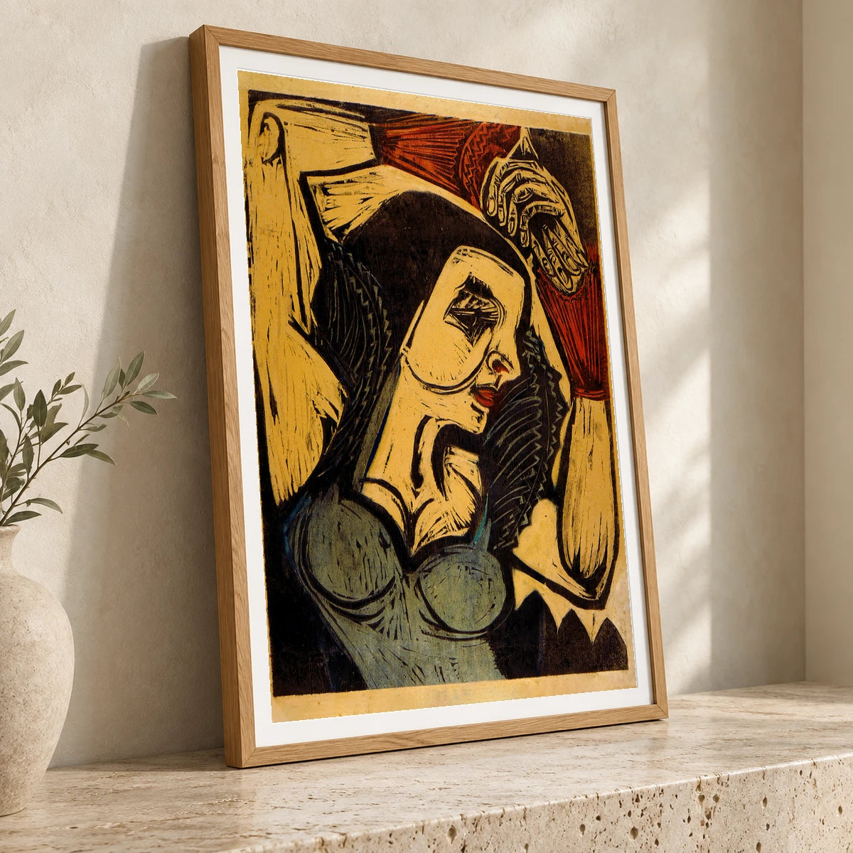 Poster Of Nina Hard (1921) — Ernst Ludwig Kirchner ernst ludwig kirchner print by SaamCrafts