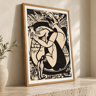 Woman In The Bathtub (1936) — Ernst Ludwig Kirchner ernst ludwig kirchner print by SaamCrafts