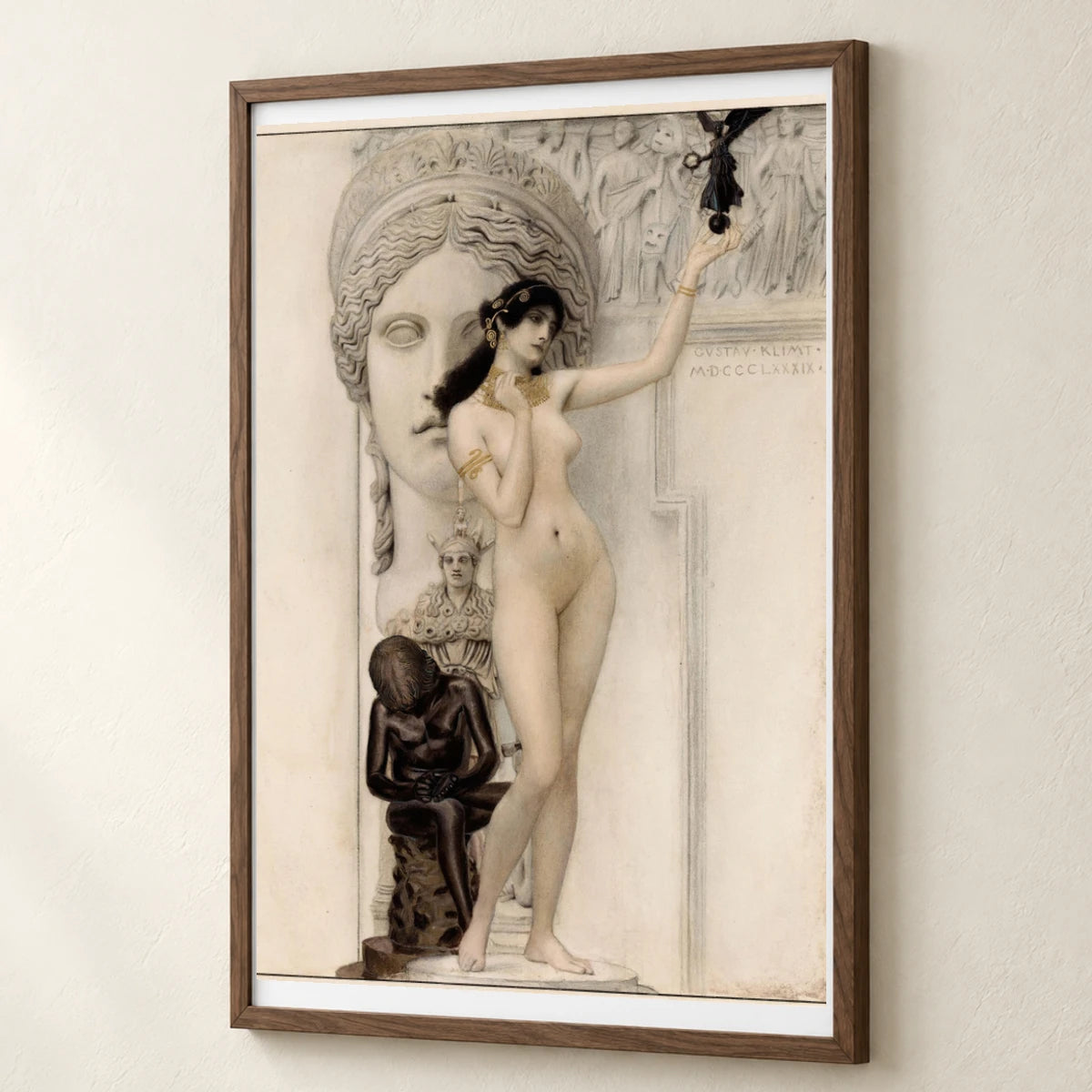 Allegory Of Sculpture — Gustav Klimt gustav klimt print by SaamCrafts
