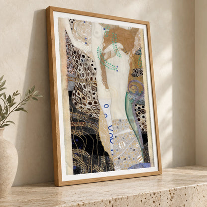 Girlfriends (water Snakes I) (1904) — Gustav Klimt gustav klimt print by SaamCrafts