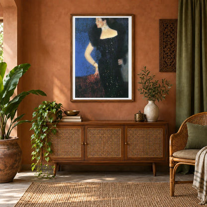 Portrait Of Rose Von Rosthorn Friedmann (1900 1901) — Gustav Klimt shown in a styled interior