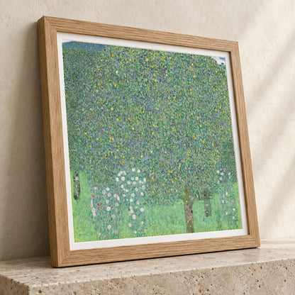 Rosebushes Under The Trees (circa 1905) — Gustav Klimt gustav klimt print by SaamCrafts