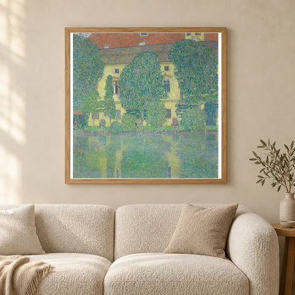 Schloss Kammer Am Attersee Iii (1909 1910) — Gustav Klimt shown in a styled interior
