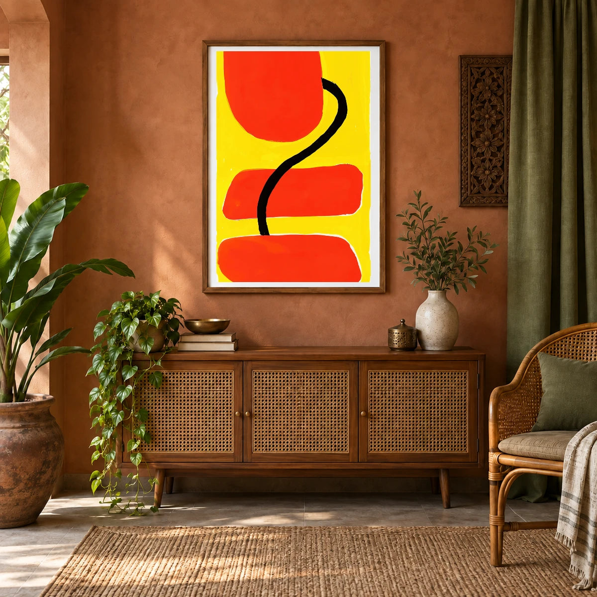 Twining Black (1971) — Modern & Contemporary shown in a styled interior
