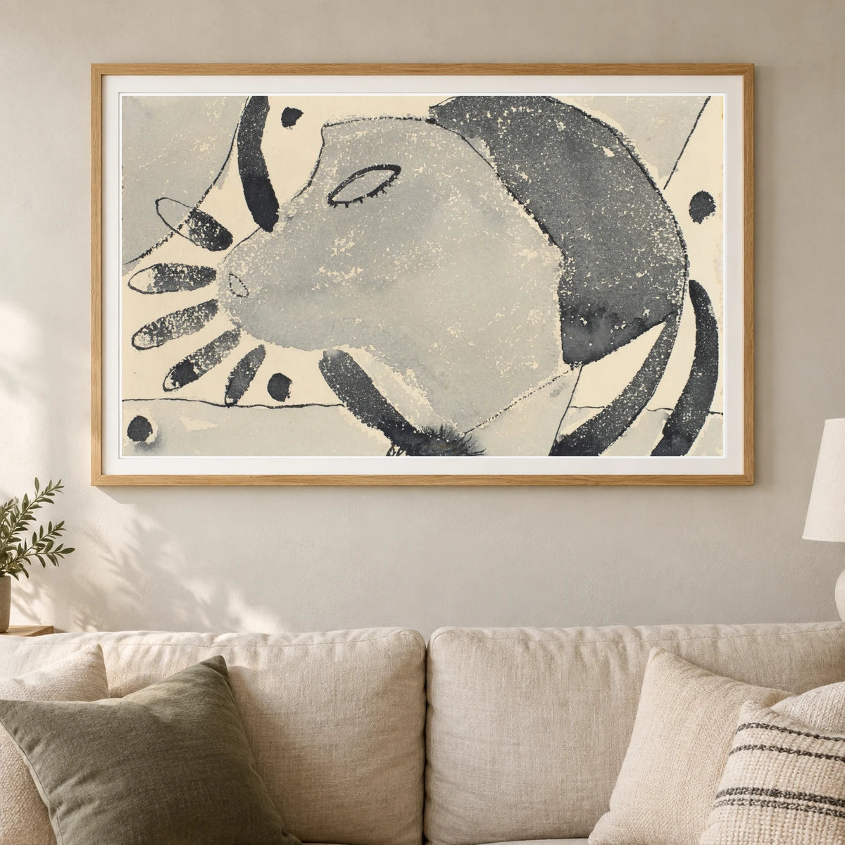 There Was A Cat Somewhere (circa 1940) — Modern & Contemporary shown in a styled interior