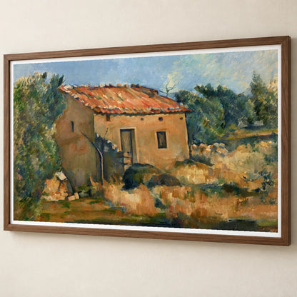 Abandoned House Near Aix En Provence (1885–1887) — Paul Cézanne paul cézanne print by SaamCrafts