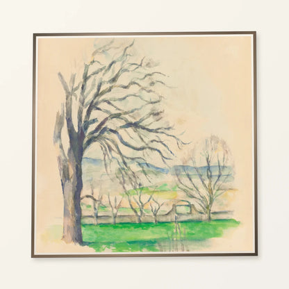 Arbre Dépouillé Au Jas De Bouffan — Paul Cézanne paul cézanne print by SaamCrafts