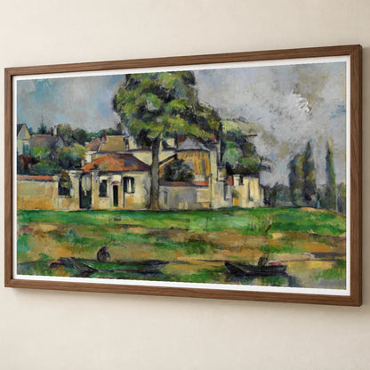 Banks Of The Marne (circa 1888) — Paul Cézanne paul cézanne print by SaamCrafts
