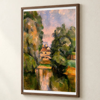 Country House By A River — Paul Cézanne paul cézanne print by SaamCrafts