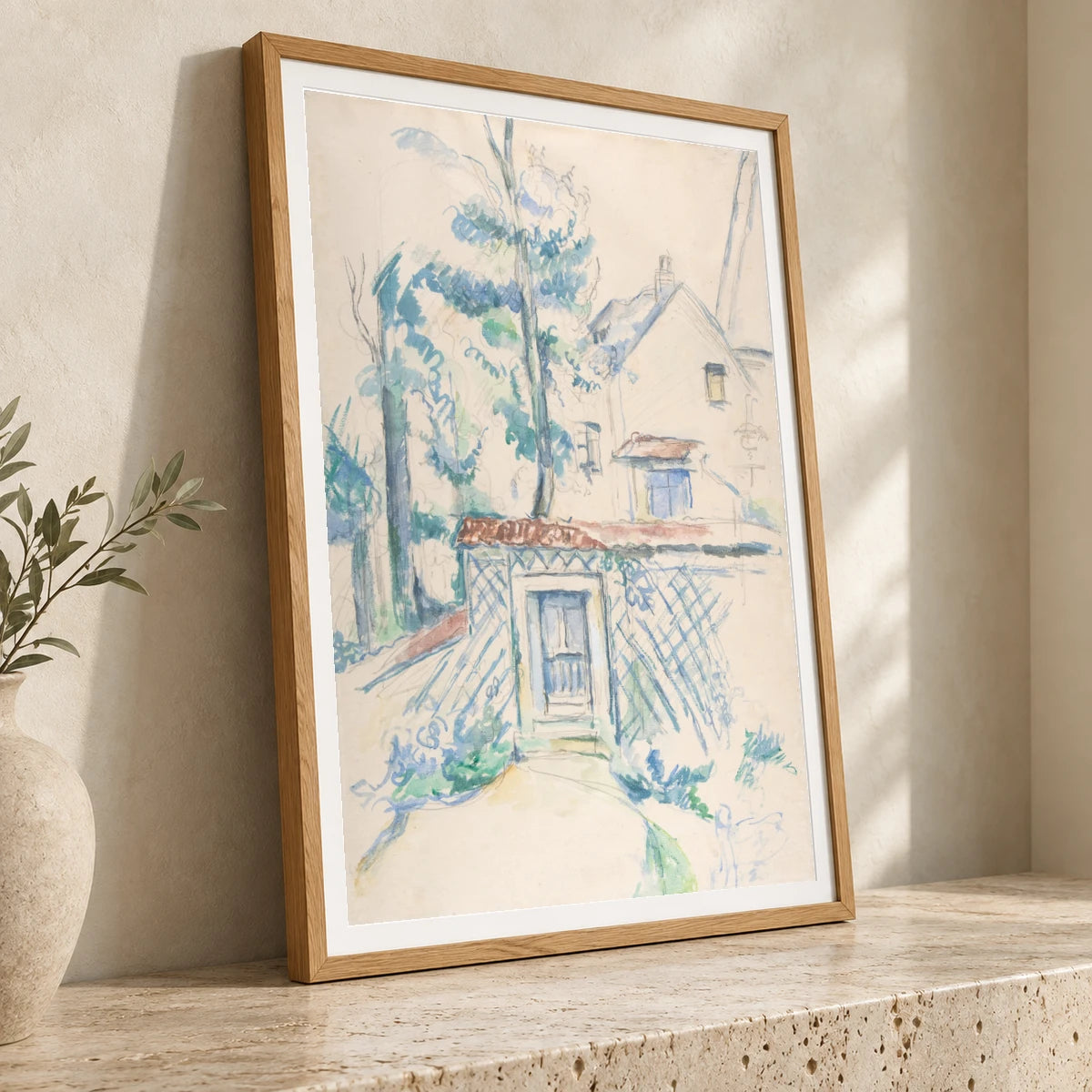 Entrance To A Garden (1878–1880) — Paul Cézanne paul cézanne print by SaamCrafts