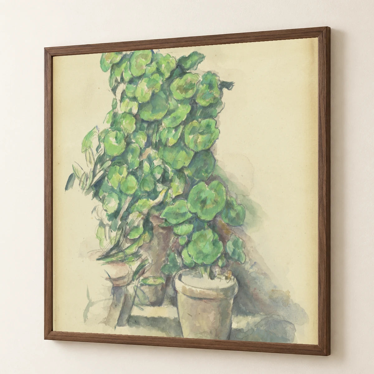 Geraniums (1888 1890) — Paul Cézanne paul cézanne print by SaamCrafts