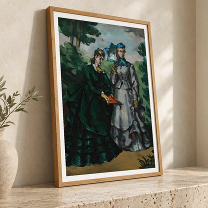La Promenade — Paul Cézanne paul cézanne print by SaamCrafts