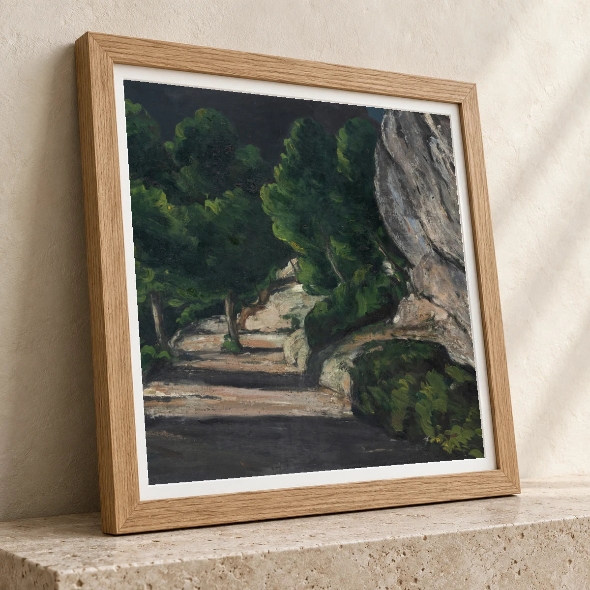 Landscape. Road With Trees In Rocky Mountains (1870 – 1871) — Paul Cézanne paul cézanne print by SaamCrafts