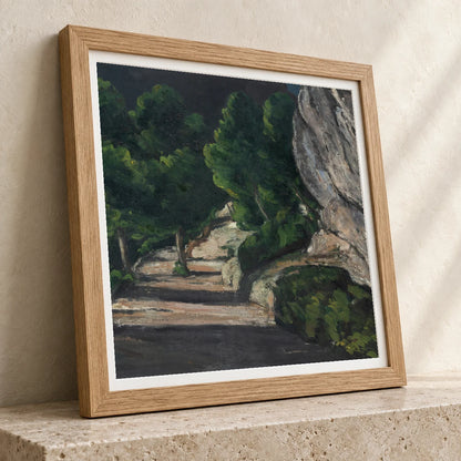 Landscape. Road With Trees In Rocky Mountains (1870 – 1871) — Paul Cézanne paul cézanne print by SaamCrafts