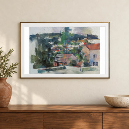 Landscape — Paul Cézanne shown in a styled interior