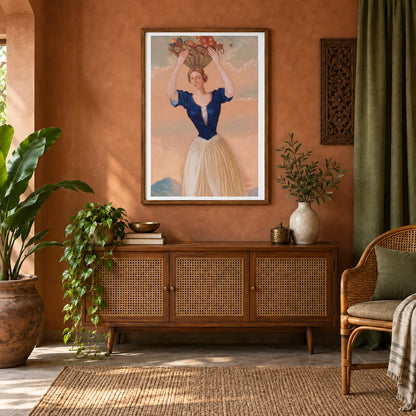 Les Quatre Saisons – L’automne — Paul Cézanne shown in a styled interior