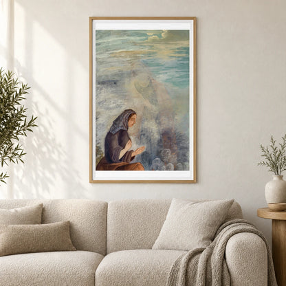 Les Quatre Saisons – L’hiver — Paul Cézanne shown in a styled interior