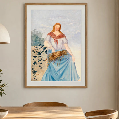 Les Quatre Saisons – L’été — Paul Cézanne shown in a styled interior