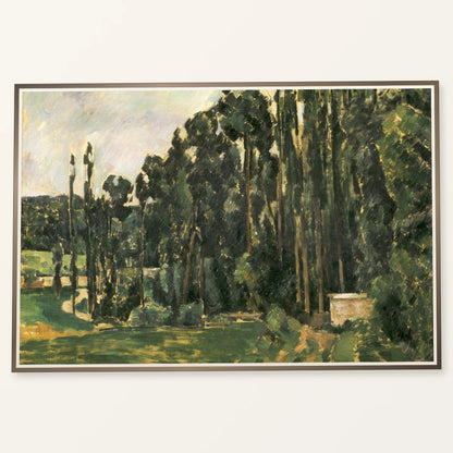 Poplars (1879 1880) — Paul Cézanne paul cézanne print by SaamCrafts