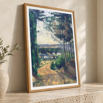 Road Leading To The Lake — Paul Cézanne paul cézanne print by SaamCrafts