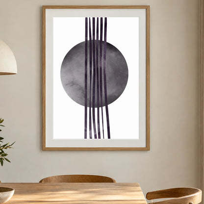 Boho Abstract Print V — Boho Abstract Prints shown in a styled interior