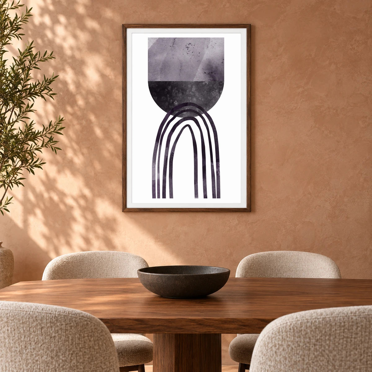 Boho Abstract Print VI — Boho Abstract Prints shown in a styled interior