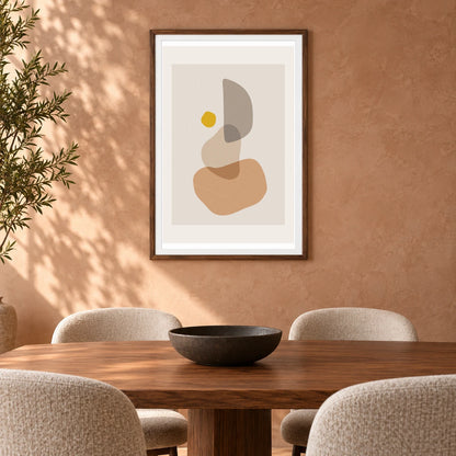 Boho Abstract Print IX — Boho Abstract Prints shown in a styled interior