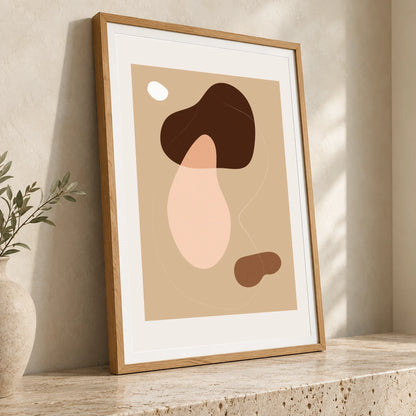 Boho Abstract Print XII — Boho Abstract Prints boho abstract prints print by SaamCrafts