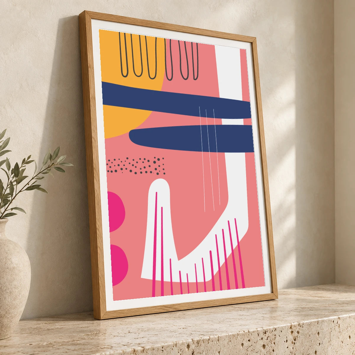 Boho Abstract Print XIV — Boho Abstract Prints boho abstract prints print by SaamCrafts