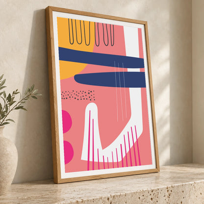 Boho Abstract Print XIV — Boho Abstract Prints boho abstract prints print by SaamCrafts