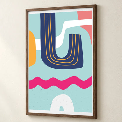 Boho Abstract Print XV — Boho Abstract Prints boho abstract prints print by SaamCrafts