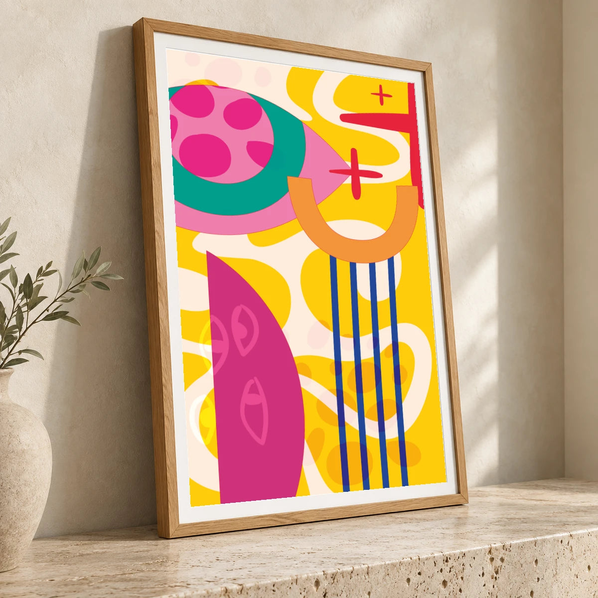 Boho Abstract Print XXII — Boho Abstract Prints boho abstract prints print by SaamCrafts