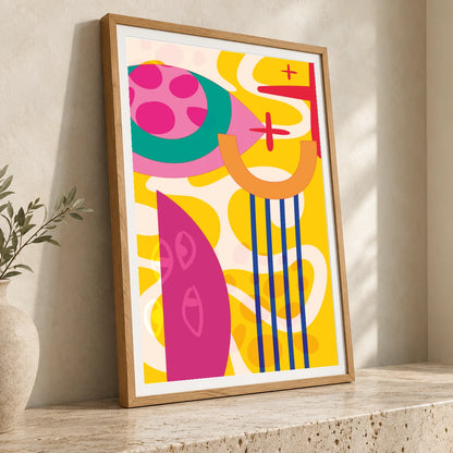 Boho Abstract Print XXII — Boho Abstract Prints boho abstract prints print by SaamCrafts