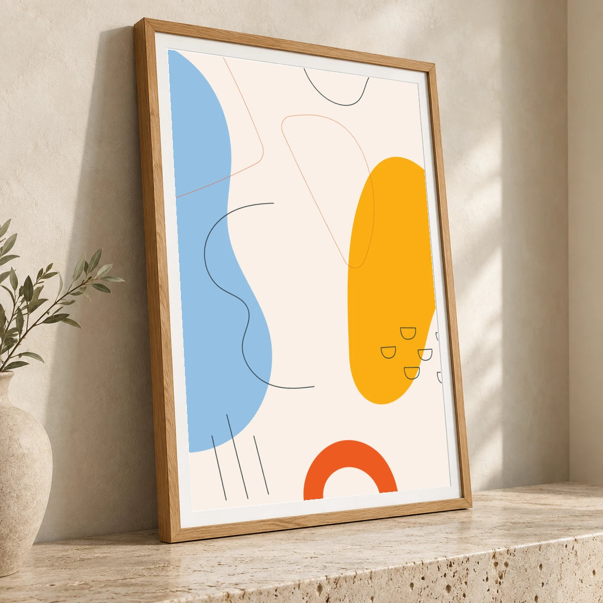 Boho Abstract Print XXXVI — Boho Abstract Prints boho abstract prints print by SaamCrafts