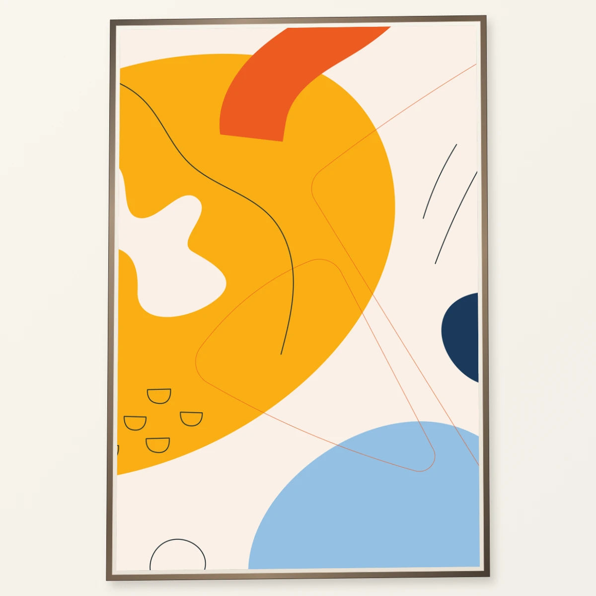 Boho Abstract Print XXXVIII — Boho Abstract Prints boho abstract prints print by SaamCrafts